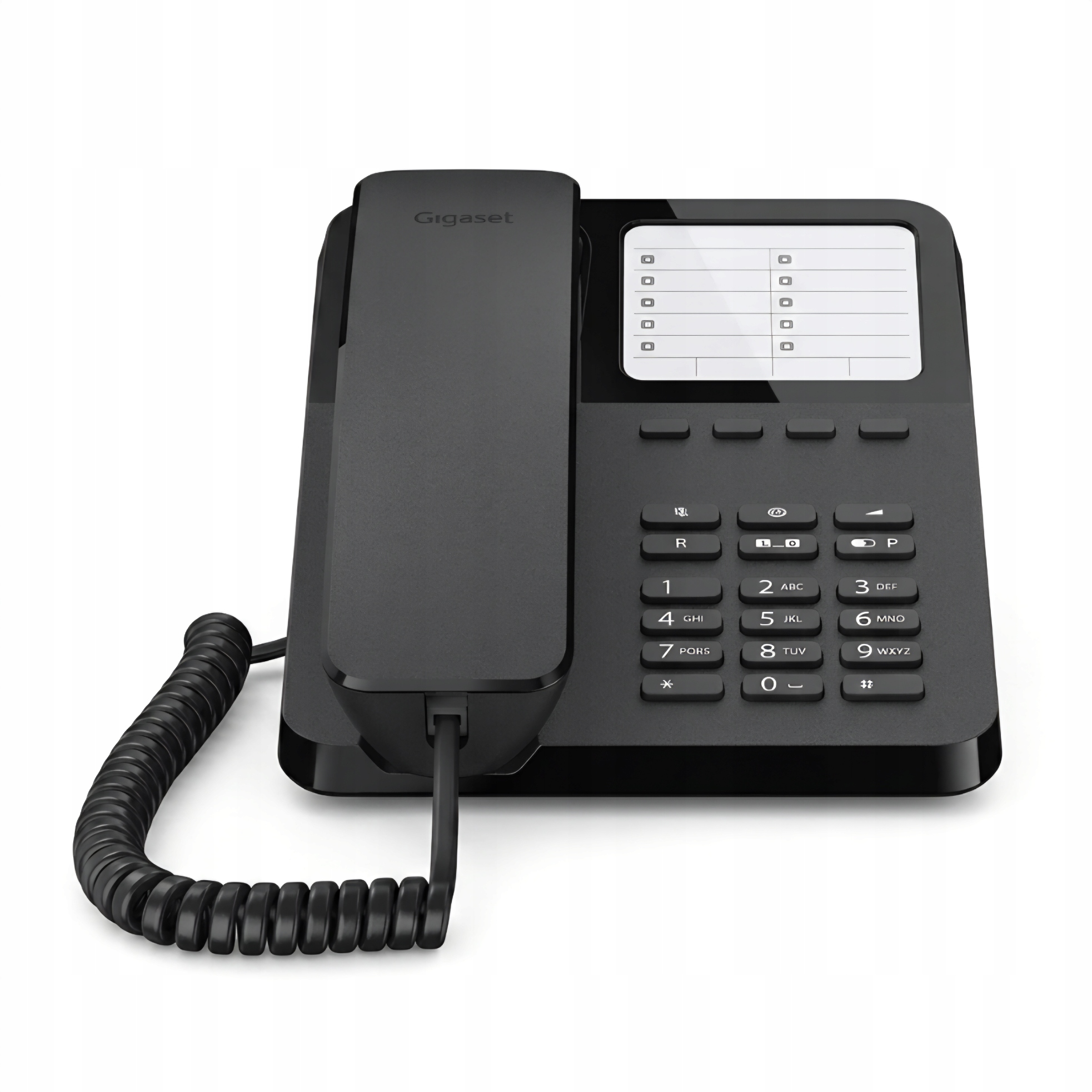 Gigaset Desk 400 – analogový stolní telefon, černý
