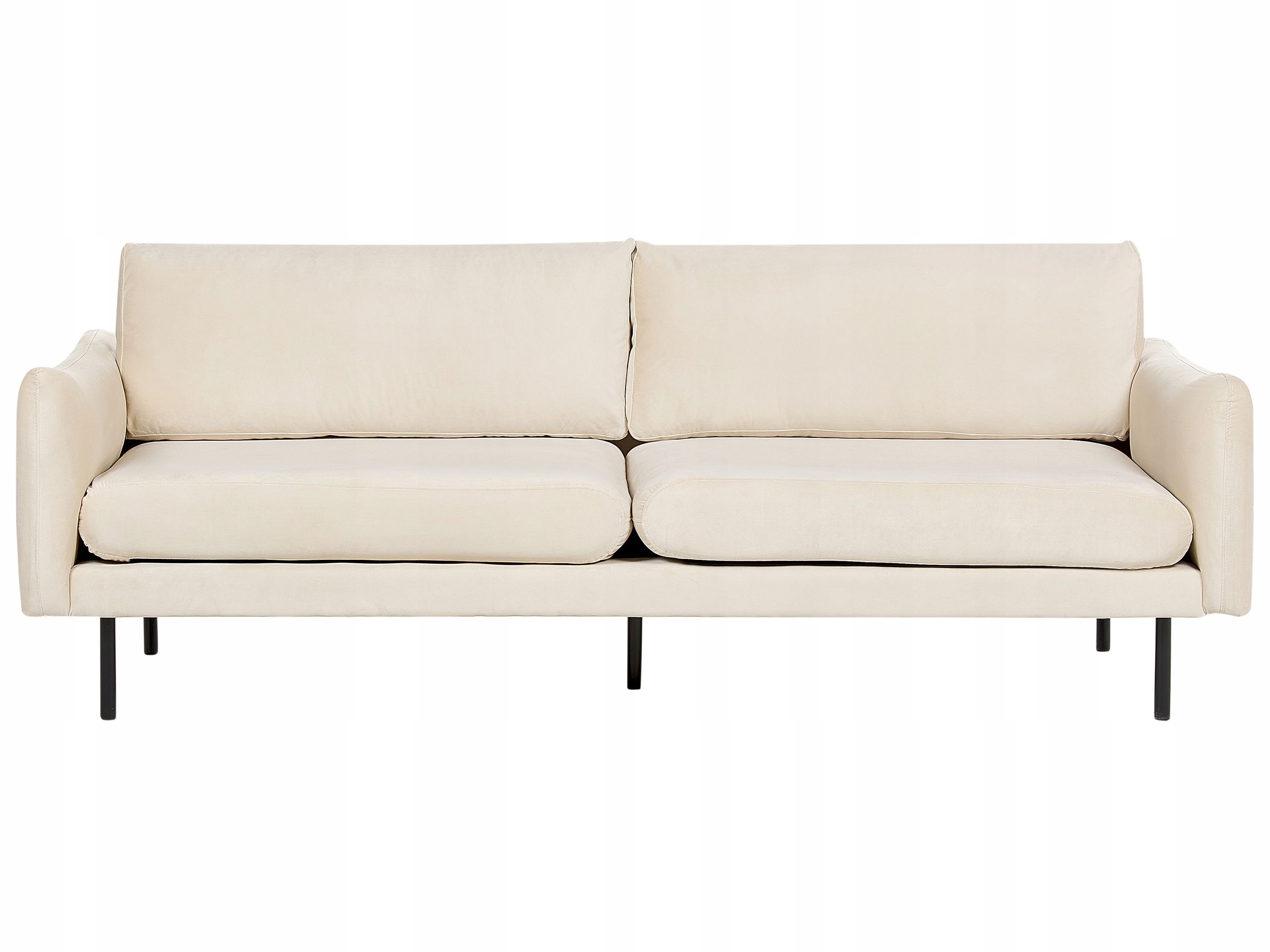 Sofa kanapa wersalka welur jasnobeżowa