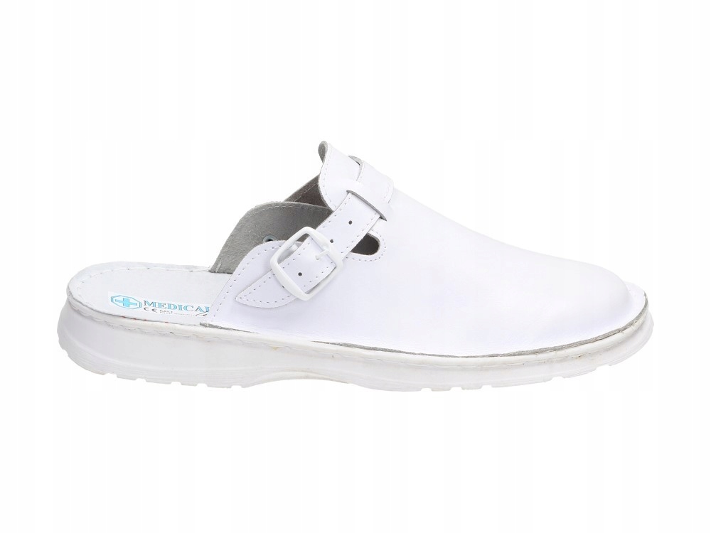 KLAPKI MEDYCZNE ORTOPEDYCZNE SKÓRA GŁADKA roz.45 B