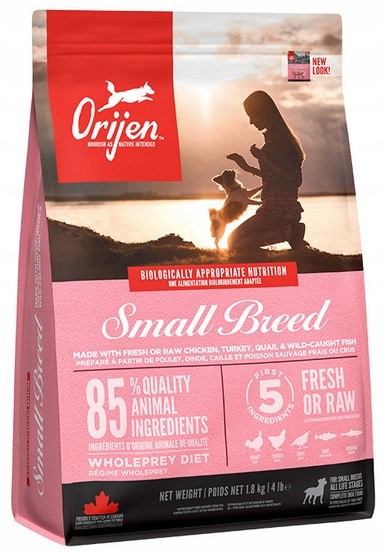Orijen Small Breed 1,8 kg Krmivo pro malá plemena psů