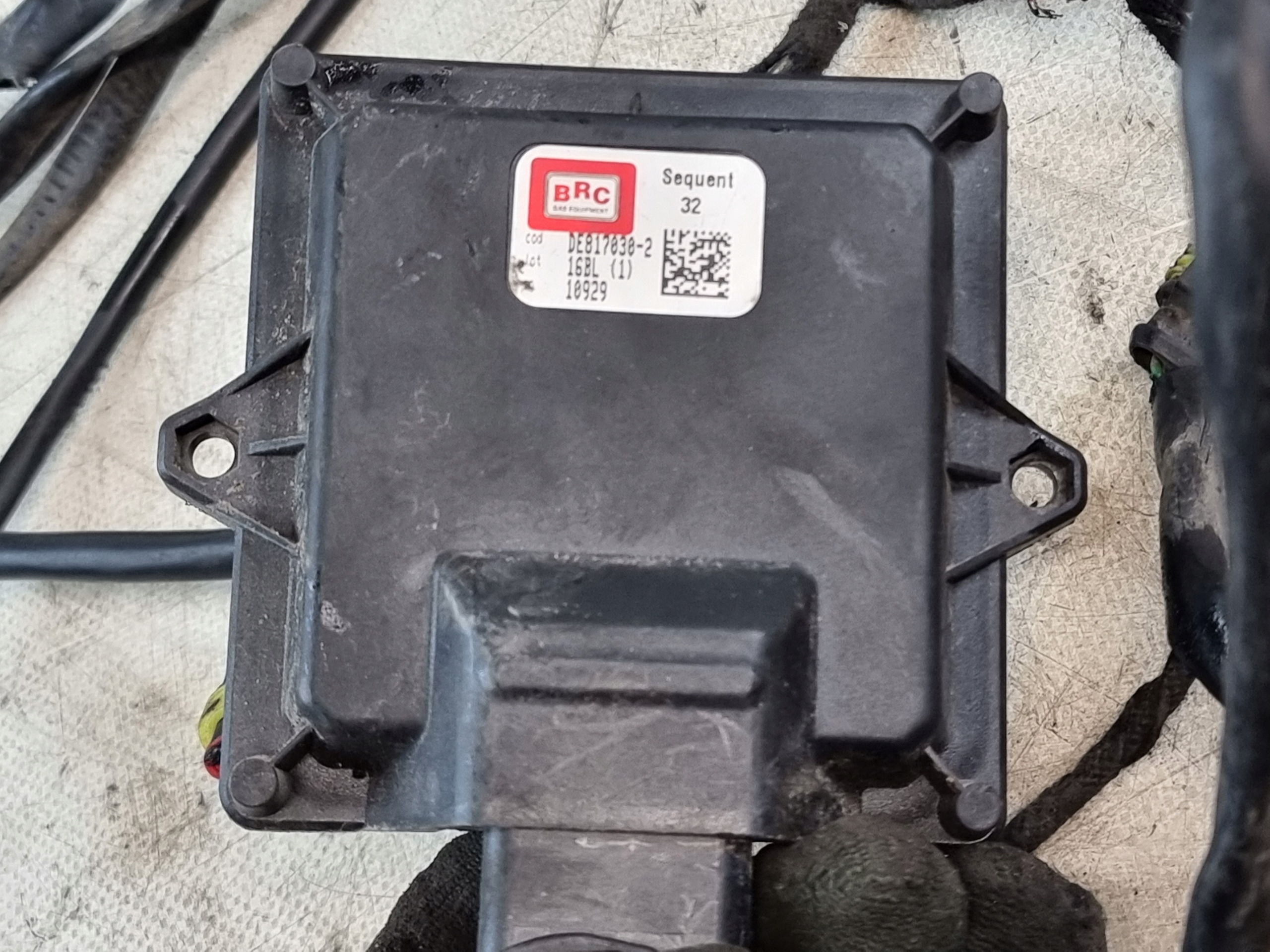 wiring gas LPG BRC SEQUENT 32