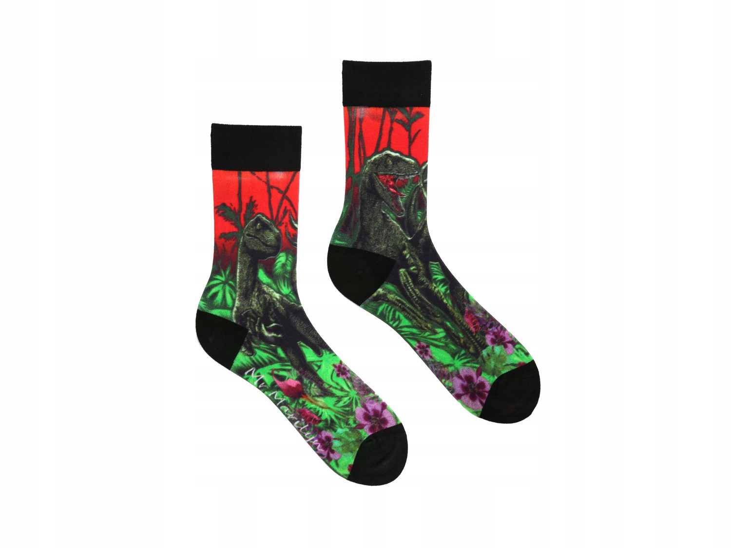 

Śmieszne skarpetki Special z dinozaurem Marilyn