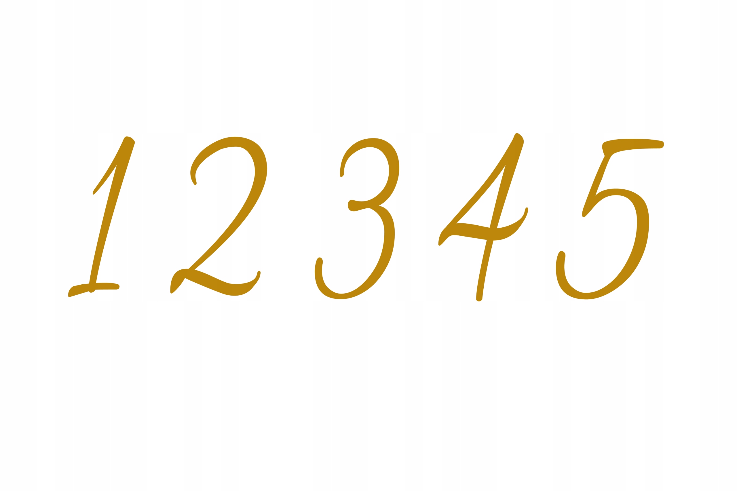 

Naklejki 5 Szt Cyfry 10 CM Numerowanie Stolików