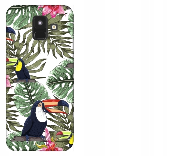 

Etui pokrowiec Samsung Galaxy A6 2018 Tukan ptak t