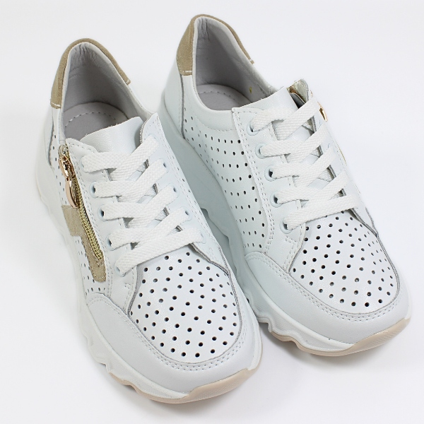 Sportovní bílé dámské polobotky T.Sokolski W24-245 r36