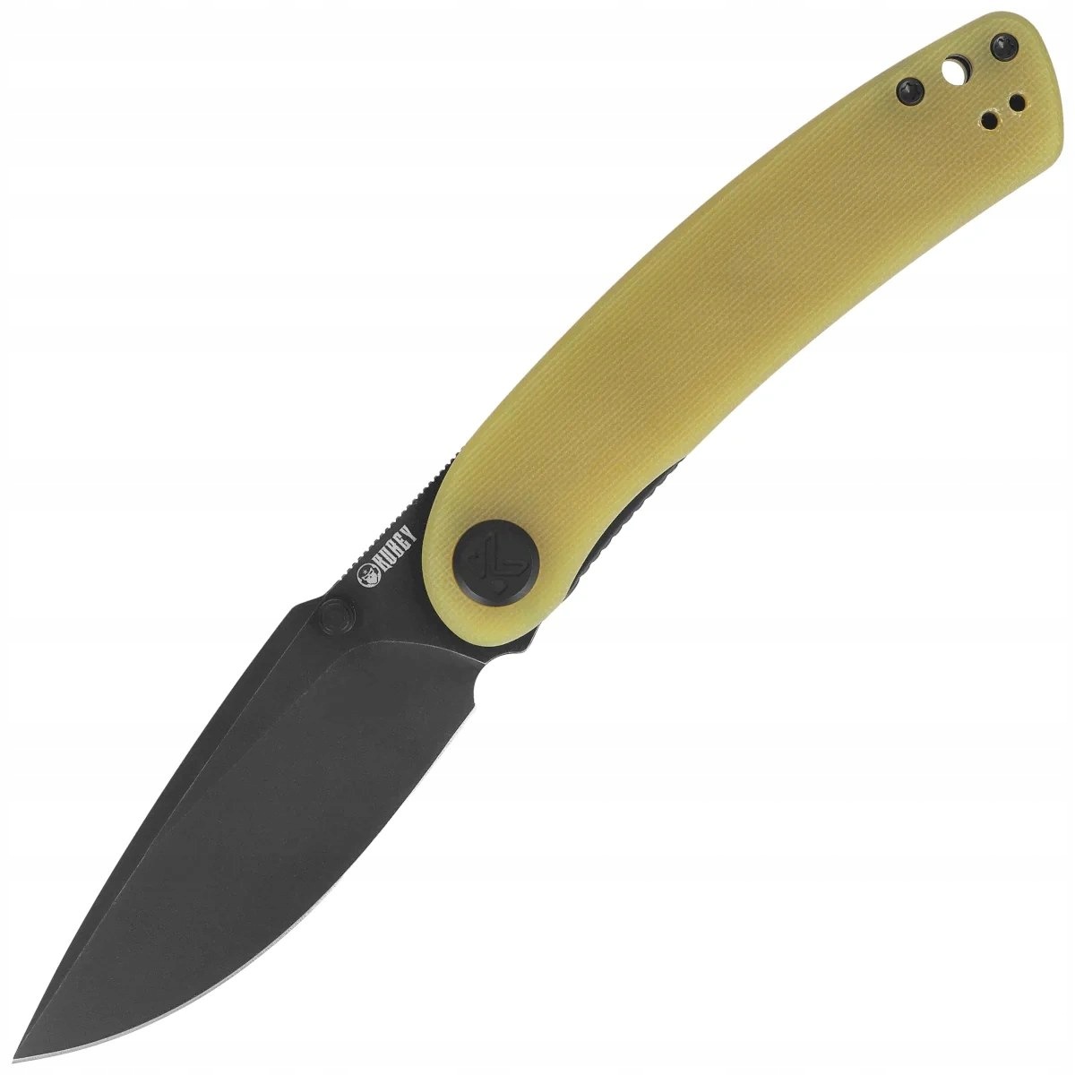 Nůž Kubey Momentum Translucent Yellow G10, (KU344O)