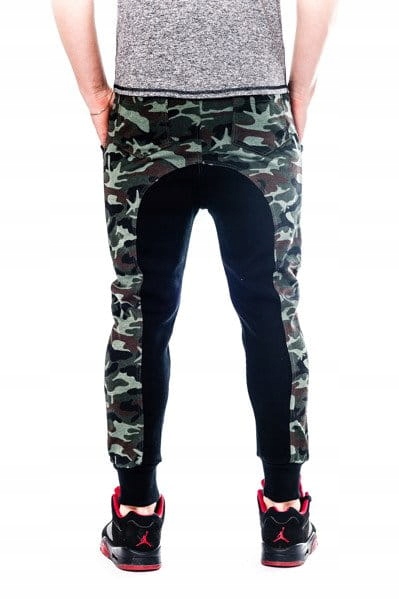 Mordex Spodnie Z Krokiem Moro Białe