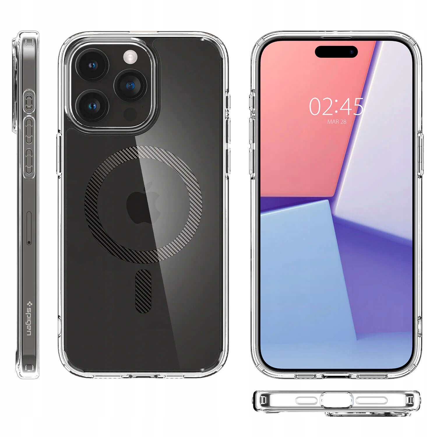 Spigen Etui Ochronne Cover Case Plecki Pokrowiec Z Magsafe Do Iphone 15 Pro