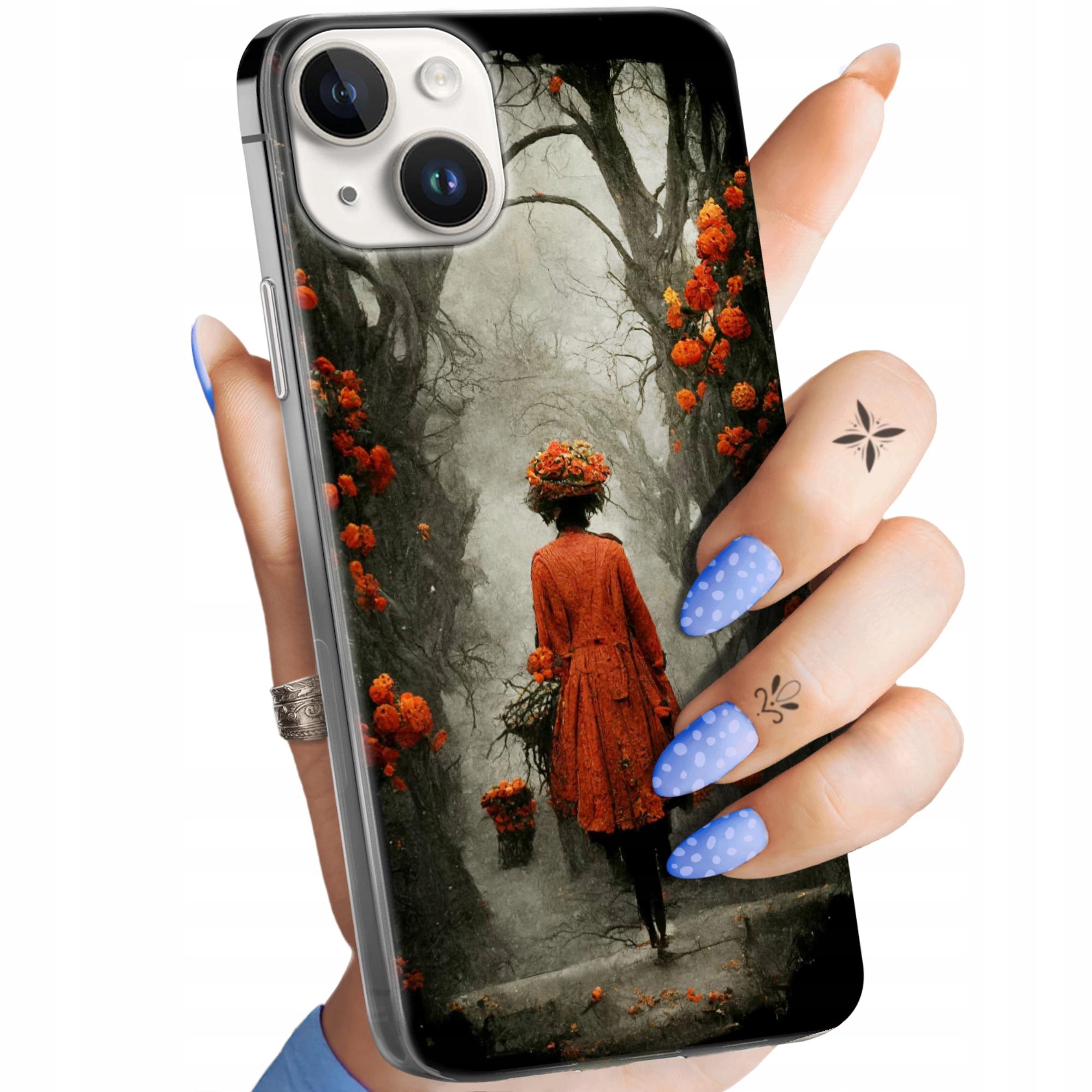 Etui Do Iphone 14 Plus Jesień Liście Autumn Obudowa Pokrowiec Case