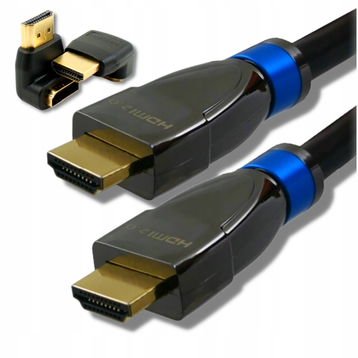 

Kabel Hdmi 5m Kątowy 2.0 b HL305 4K Hdr Premium