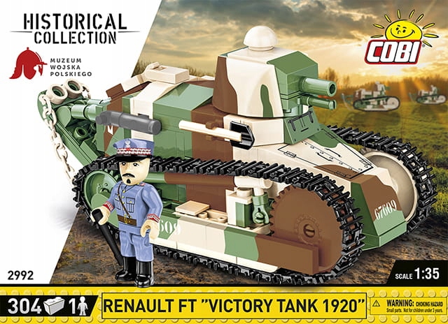 COBI 2992 Czołg Renault FT Victory Tank 1920