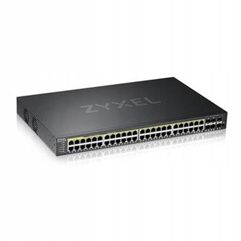 Zyxel GS2220-50HP,EU region,48-port GbE L2 PoE Switch with GbE Uplink