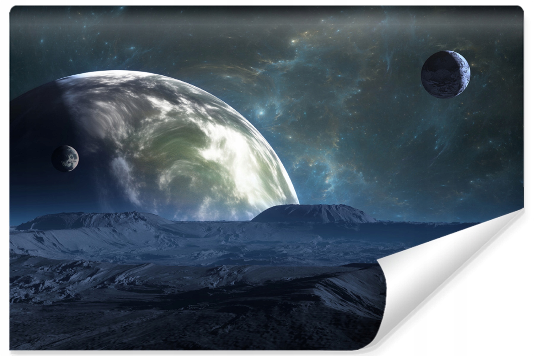 Fototapeta Planeta Země Měsíc Vesmír 368x254