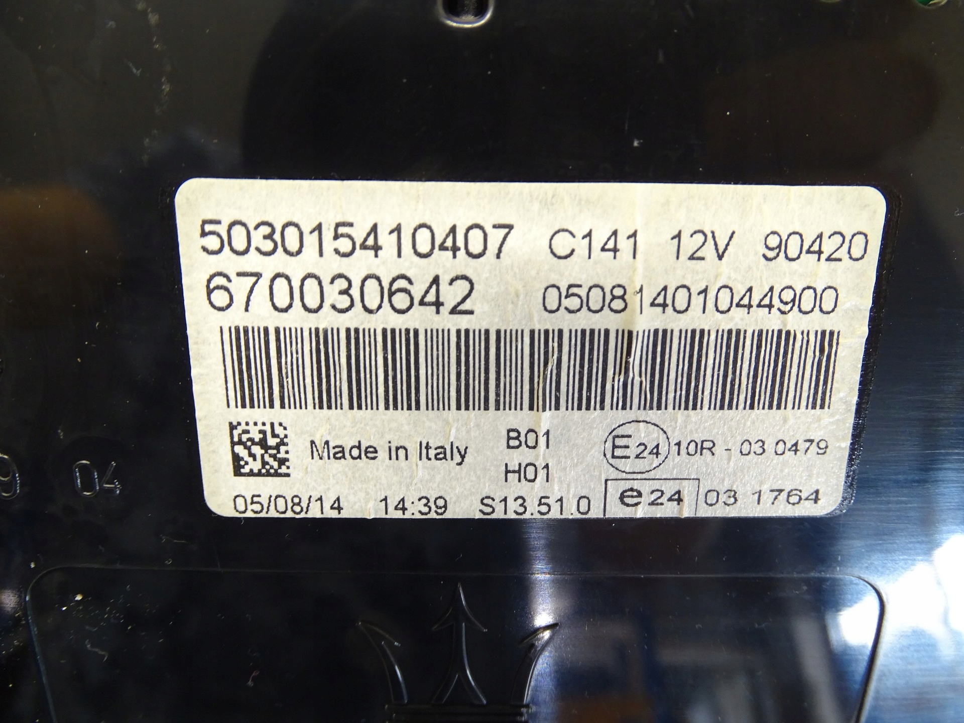 dials dials MASERATI GHIBLI 2015 670030642 UK