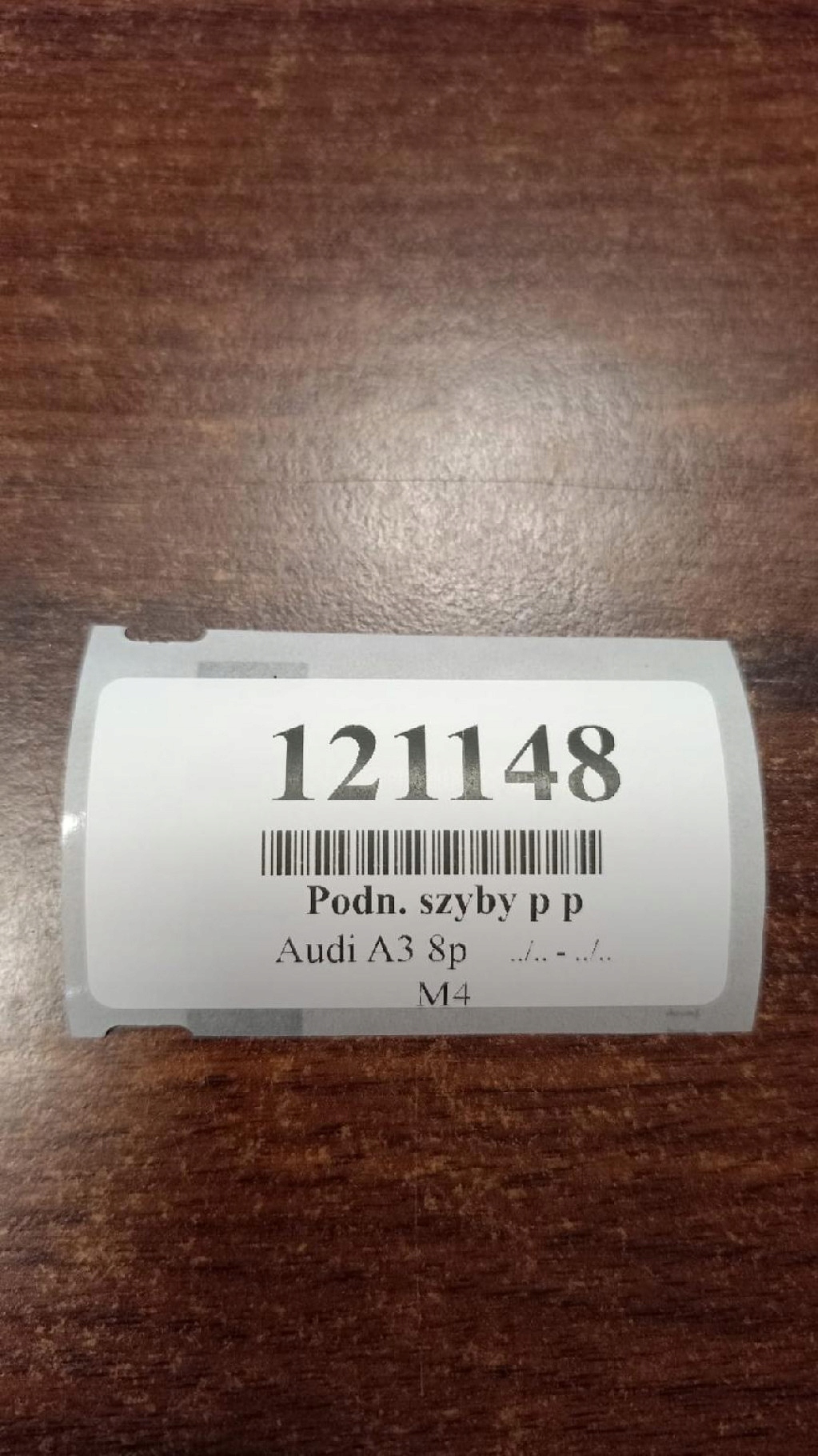 AUDI A3 8P window regulator right front