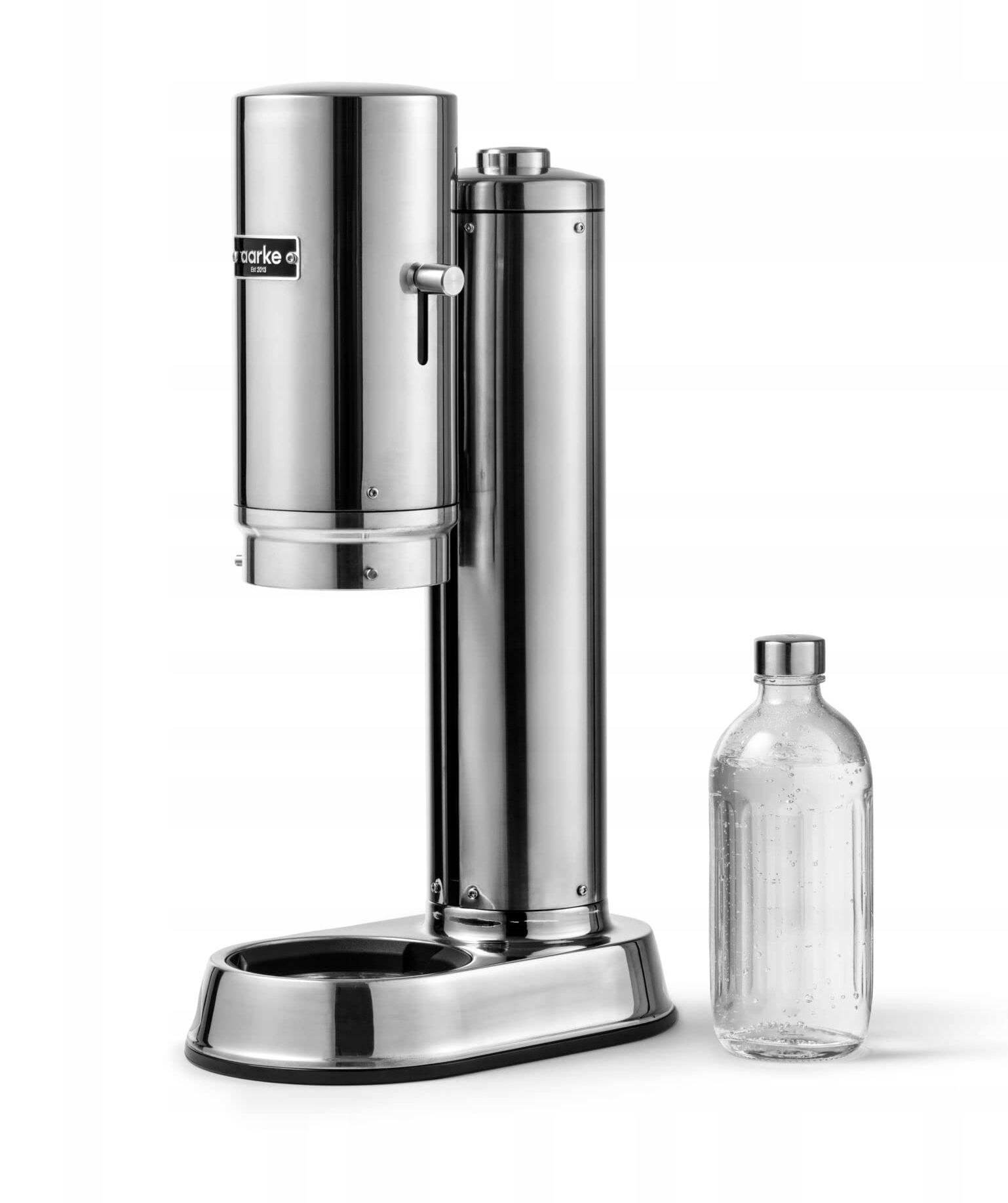 aarke Carbonator Pro Kávovar Ocelový výrobník sody Stříbrný