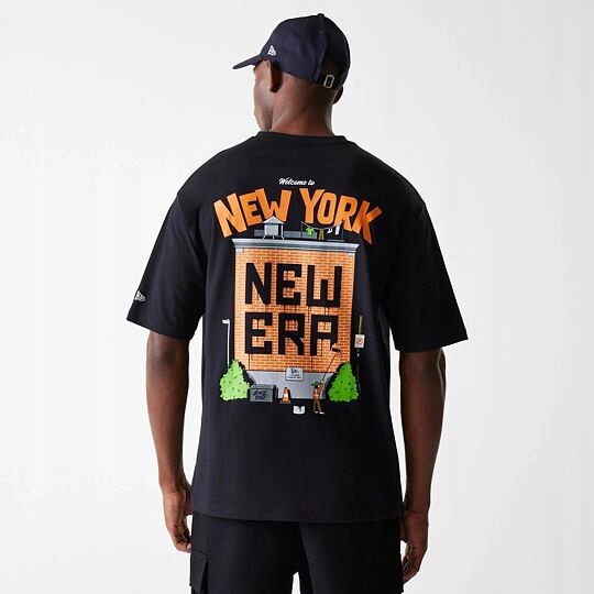 triko New Era Graphic 2 Blk vel: L
