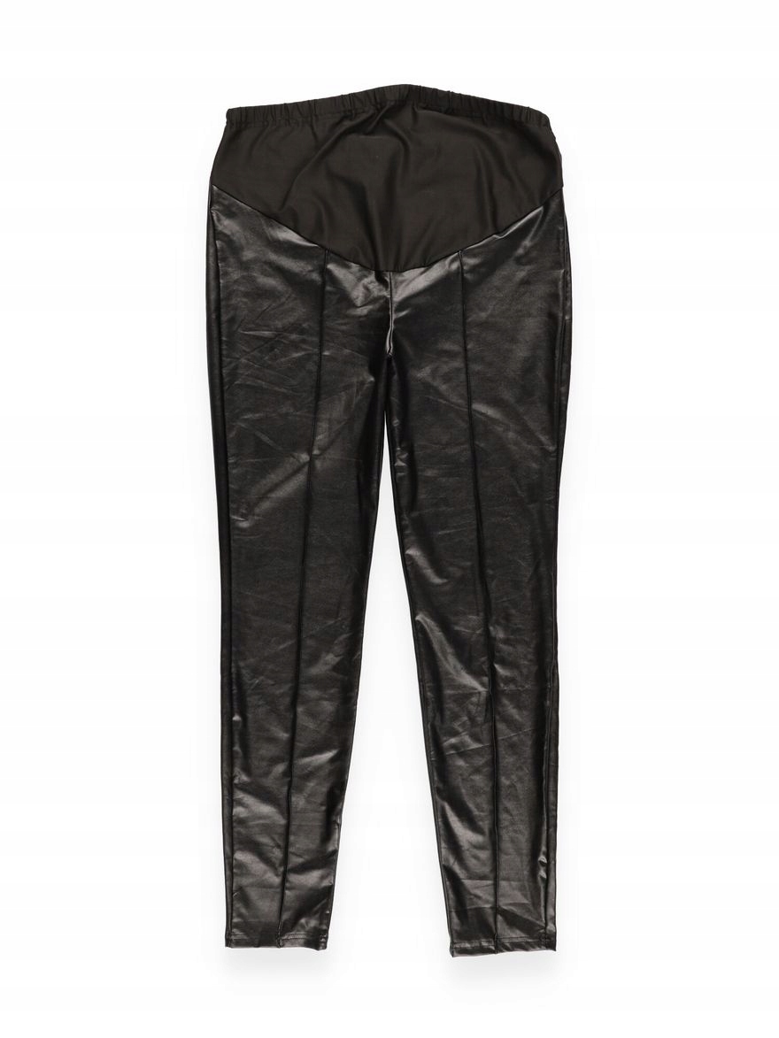 Shein L LEGGINSY CIĄŻOWE IMITACJA SKÓRY