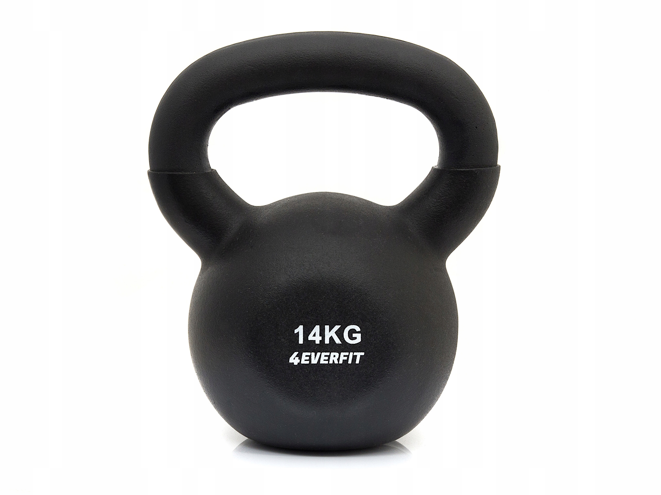 4EVERFIT Kettlebell 14 kg Závaží Hantel Litinový neoprenový potah