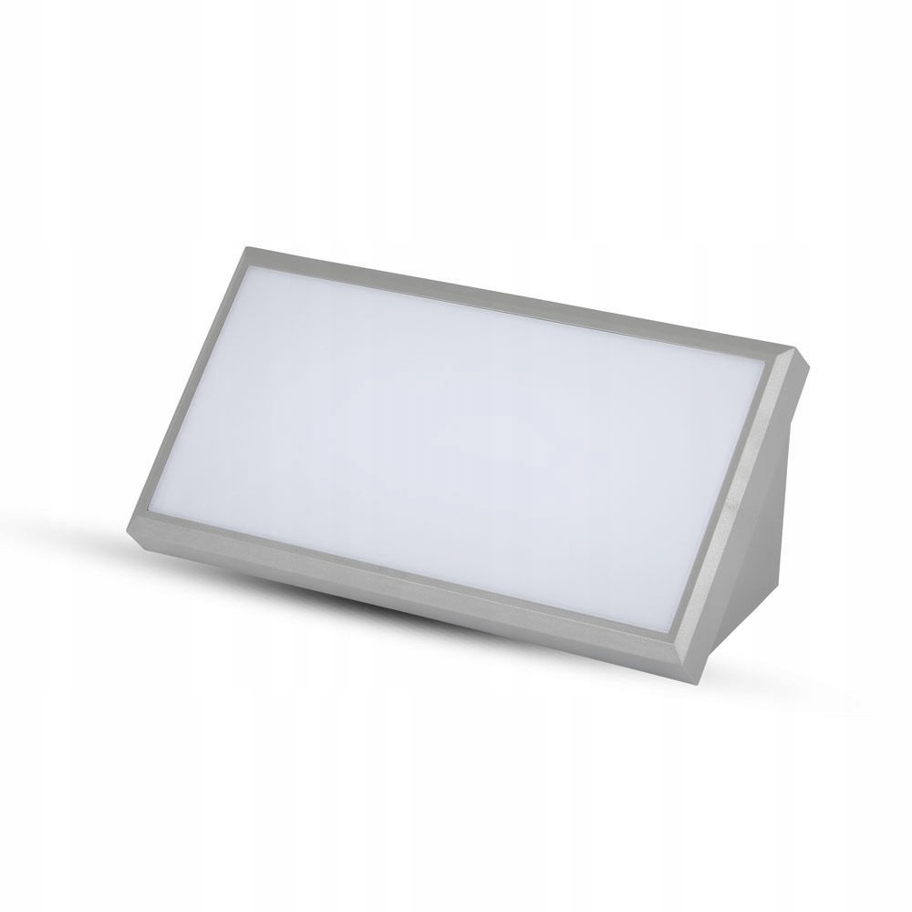 Nástěnné venkovní zahradní Led svítidlo šikmé 20W šedé 4000K V-tac