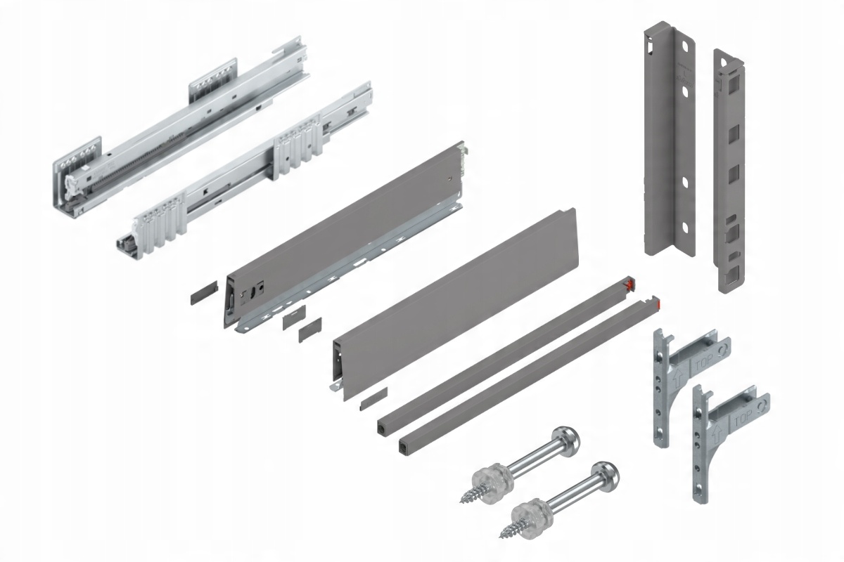 

Blum Szuflada Merivobox 450 Wysoka E Blm Szara