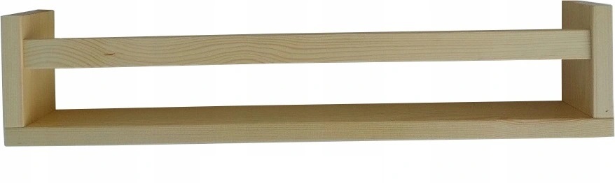 ПОЛКА ДЛЯ СПЕЦИЙ КУХОННЫЙ ДЕРЕВЯННЫЙ БЕЛЫЙ 54см