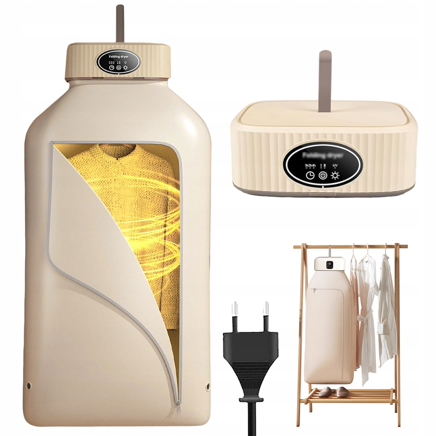 Levně Elektrická Sušák Přenosná Mini 600 W Sušák S Tepelnou Pumpou