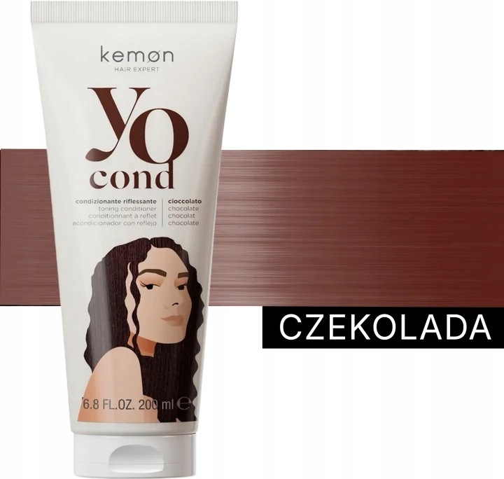 Kemon Yo Cond barvicí kondicionér Cioccolatto čokoláda 200 ml