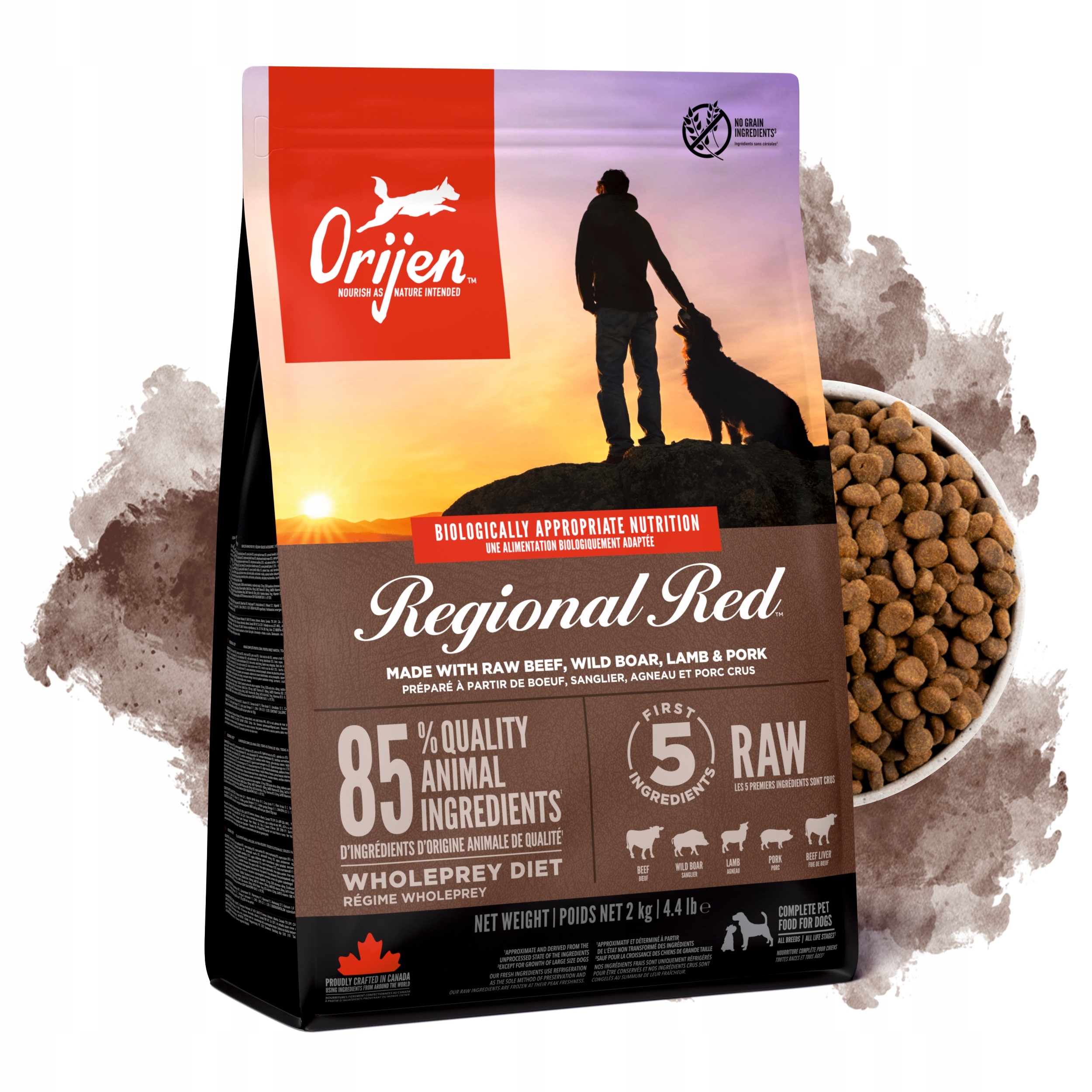 Orijen Dog Regional Red sucha karma dla psa 2 kg