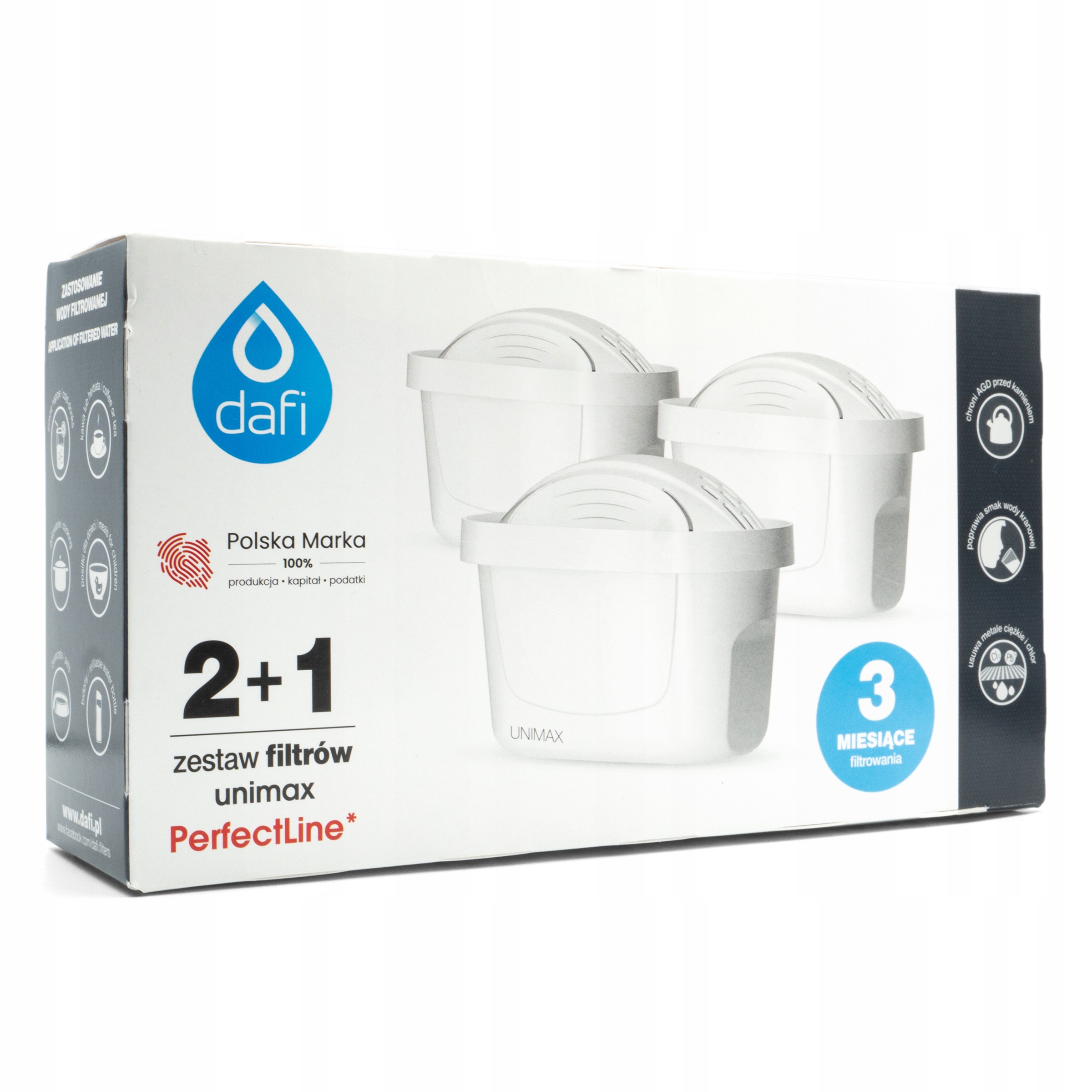

3x Wkład Dafi Unimax Perfectline do Brita Maxtra