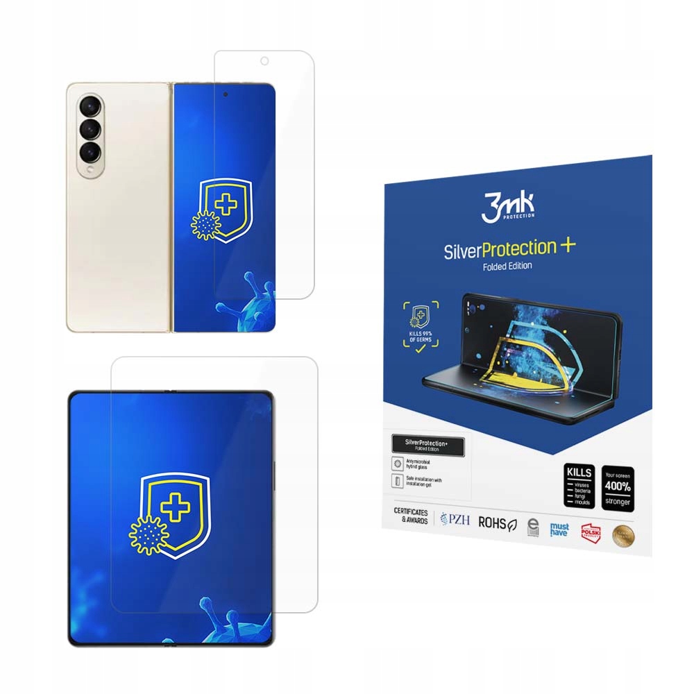 Folia ochronna do Samsung Galaxy Z Fold4, 3mk SilverProtection+ Folded