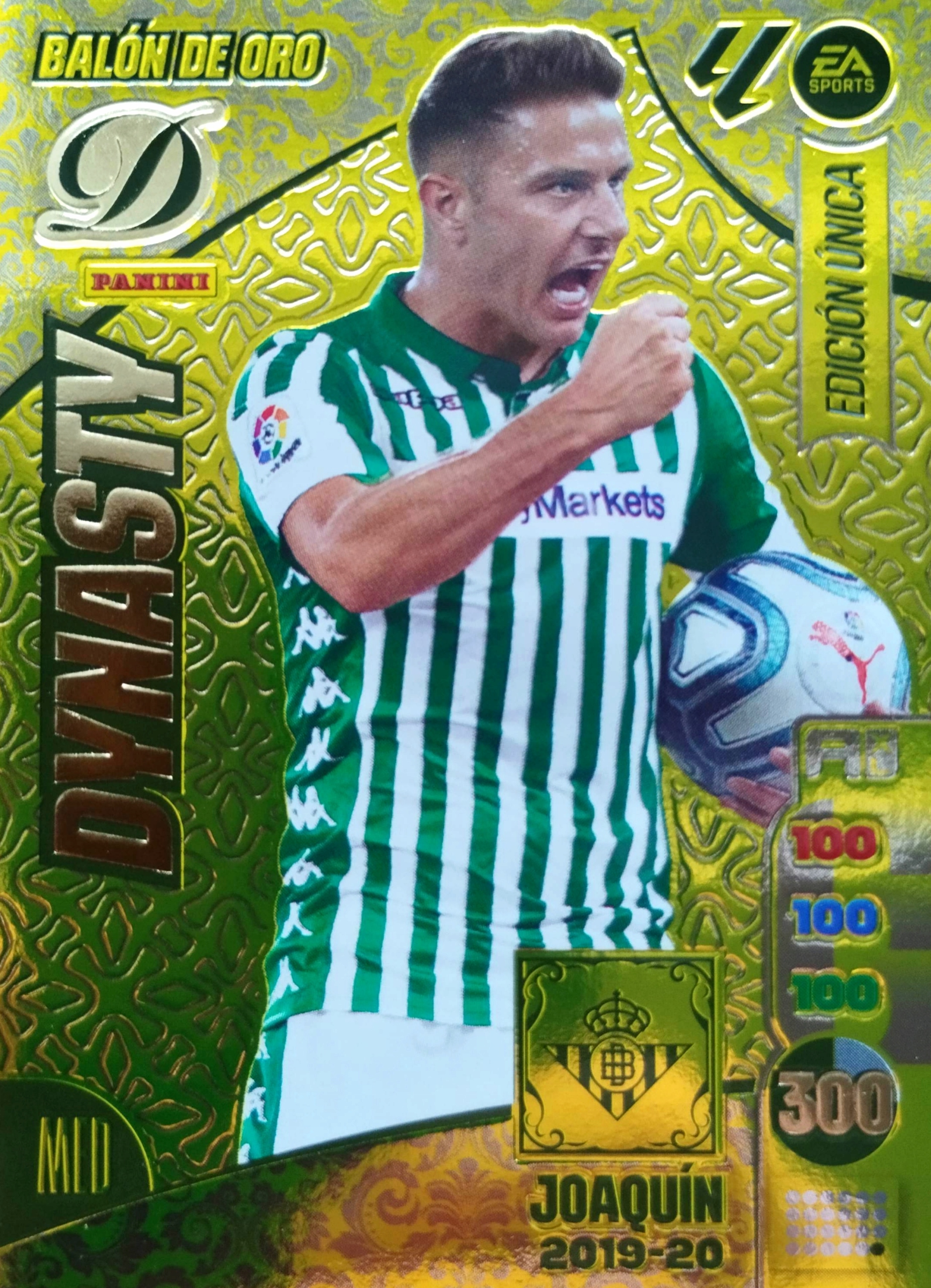 La Liga 2024-25 2025 Balon De Oro Unica Dynasty Joaquin 2019-20 Betis