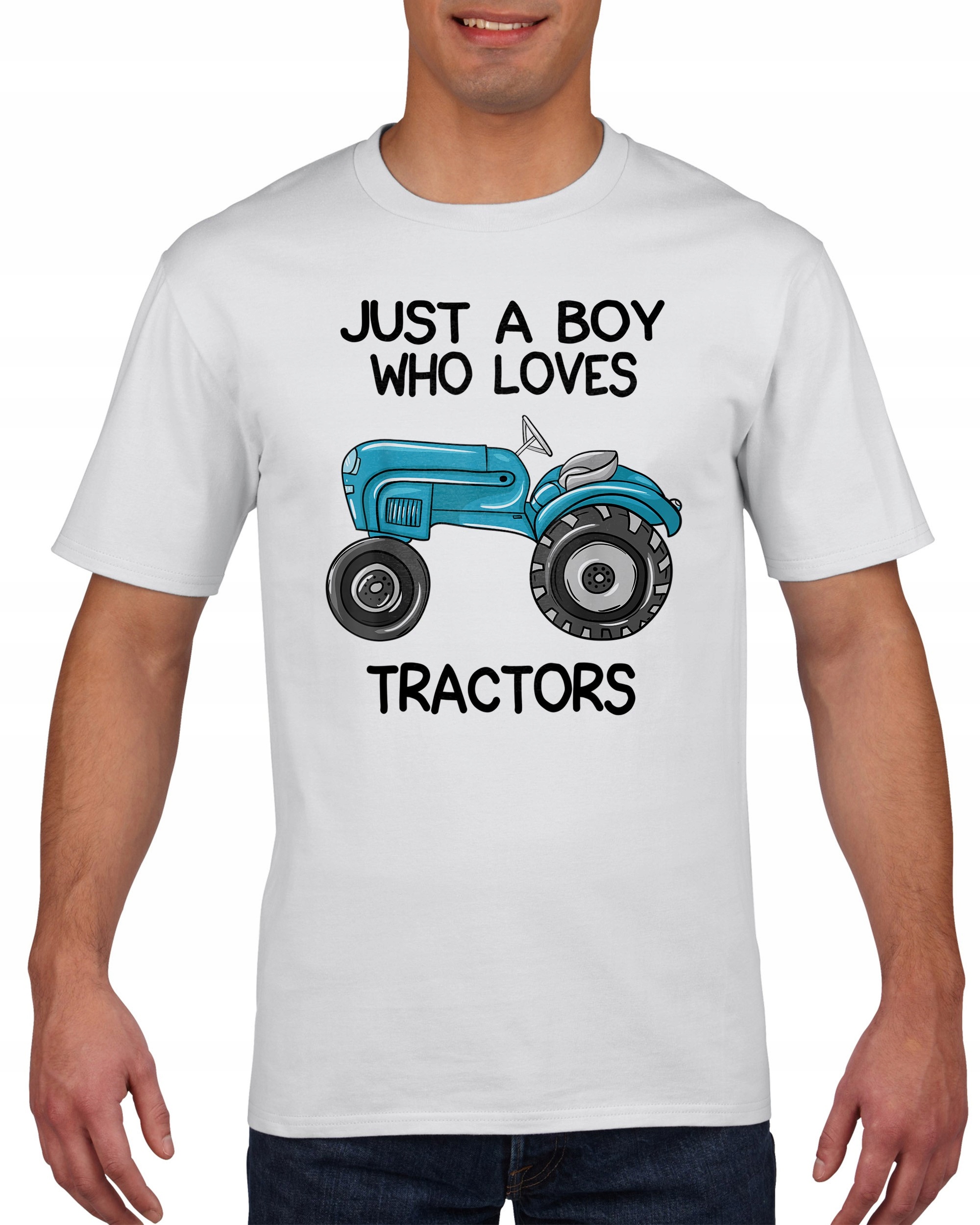 

Koszulka męska Chłopak który kocha traktory XL