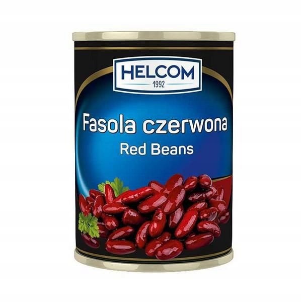 Fasola czerwona Helcom 400 g x 12 sztuk EAN (GTIN) 5907431657917