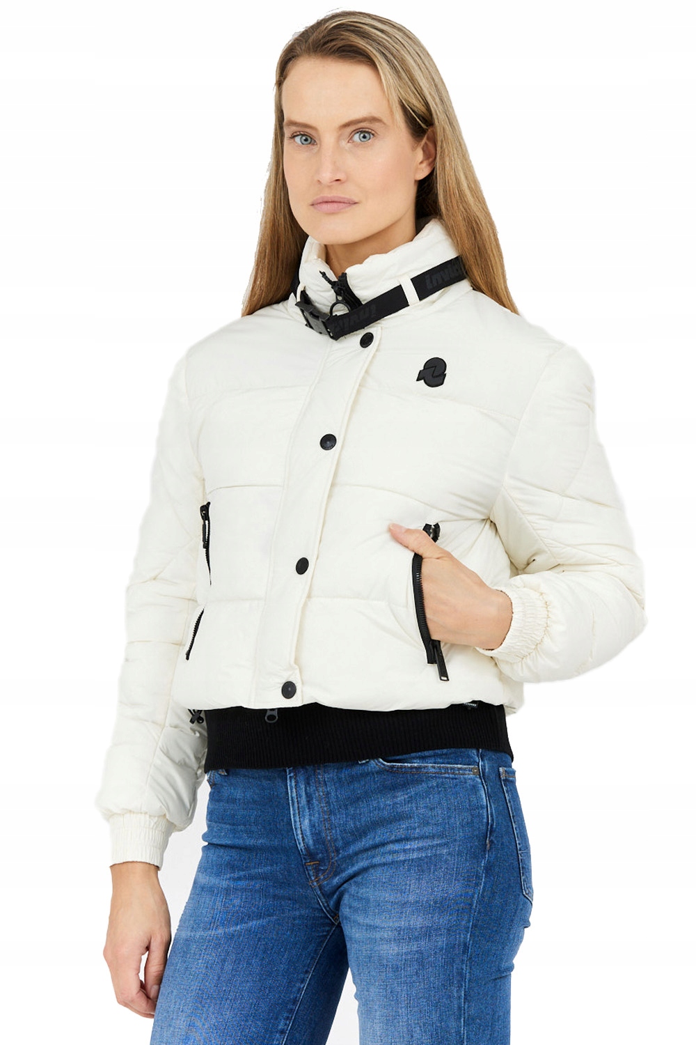 Invicta Krémová dámská péřová bunda Isidore M