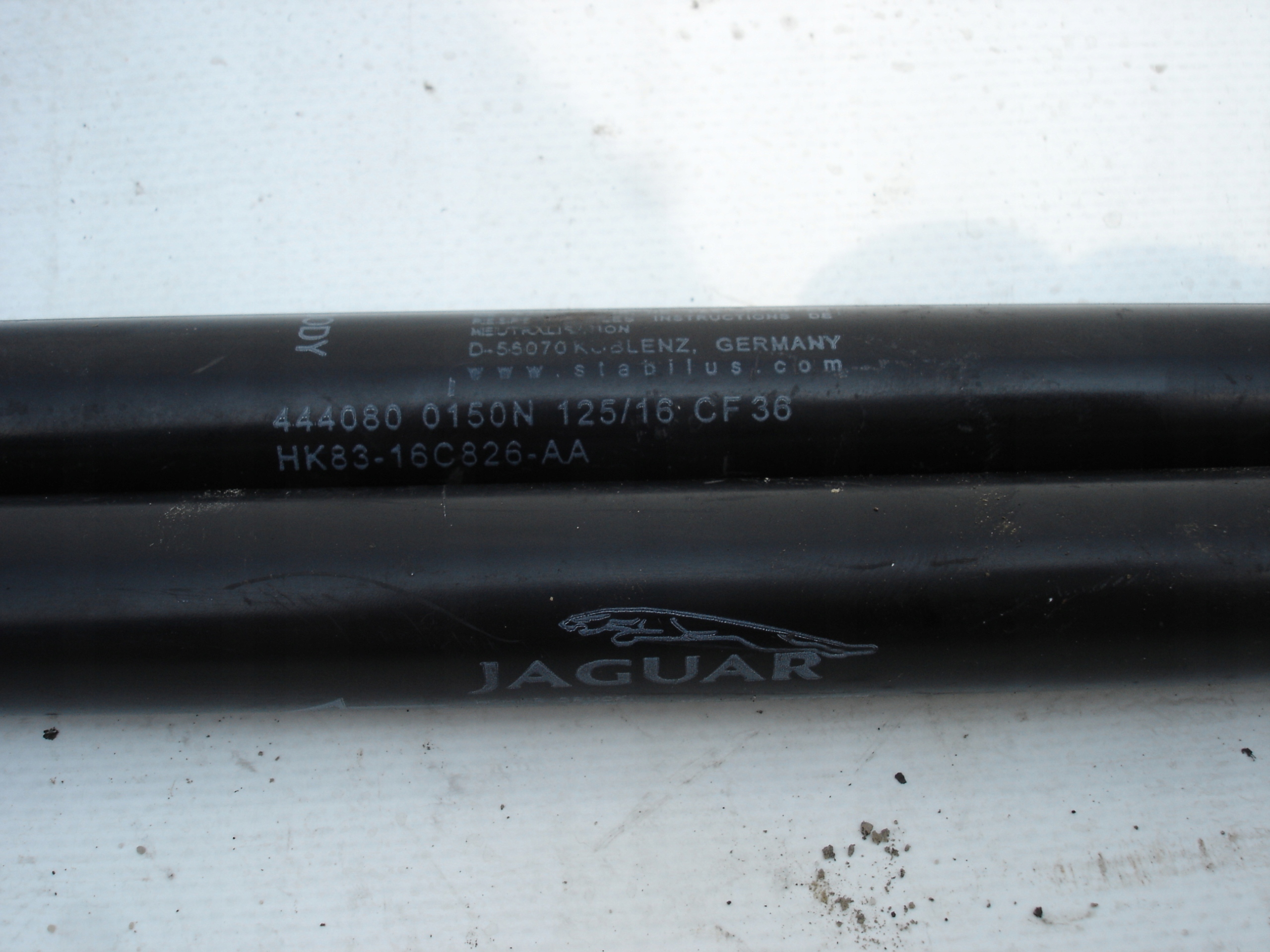 JAGUAR F-PACE damper bonnets