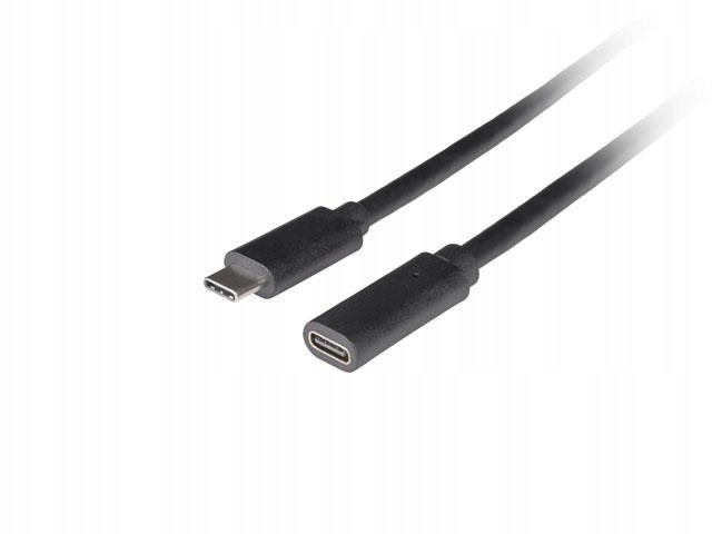 Lanberg Przedłużacz Usb-c M/f 3.1 Do Telefonów 0,5M Zyskaj Szybsze