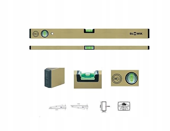 

Słowik Poziomnica Złota P01 1200mm SL10121