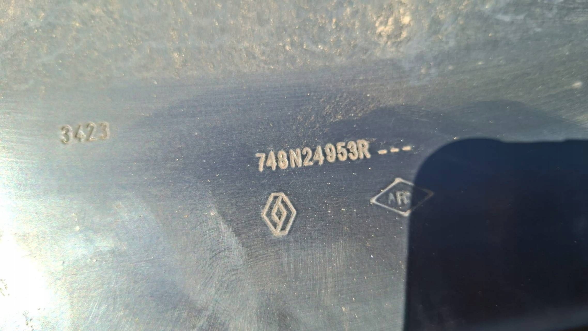 cover chassis rear Renault Scenic E-Tech V 748N24953R