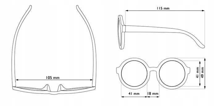 Real Shades Okulary przeciwsłoneczne dla dzieci Vibe Lilac 2-4lata Stan opakowania oryginalne