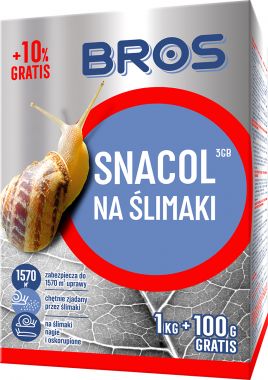 

Granulat na ślimaki Bros Snacol 1 kg 100 g