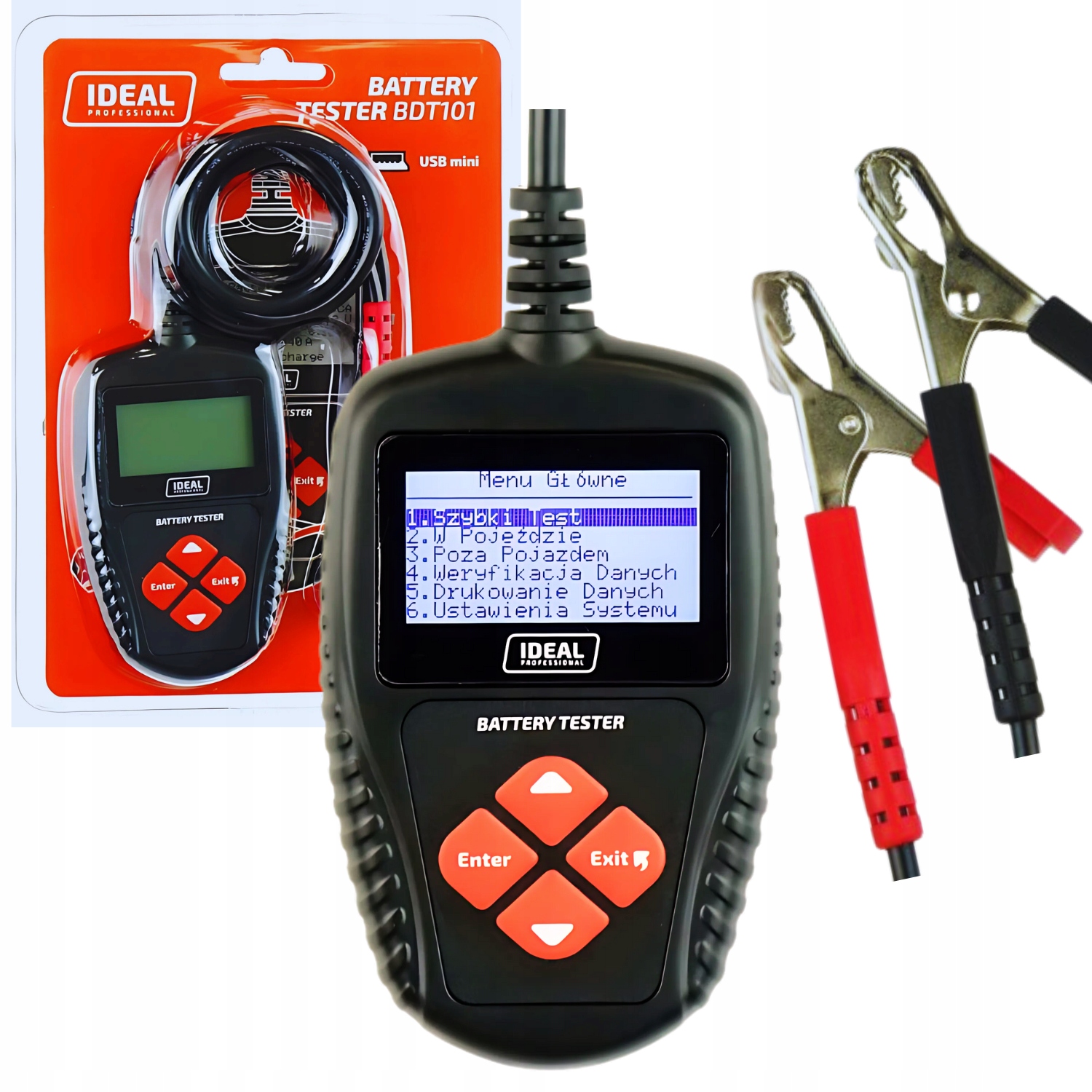 tester diagnostyczny BDT101 tester akumulatorów Ideal 12V tester