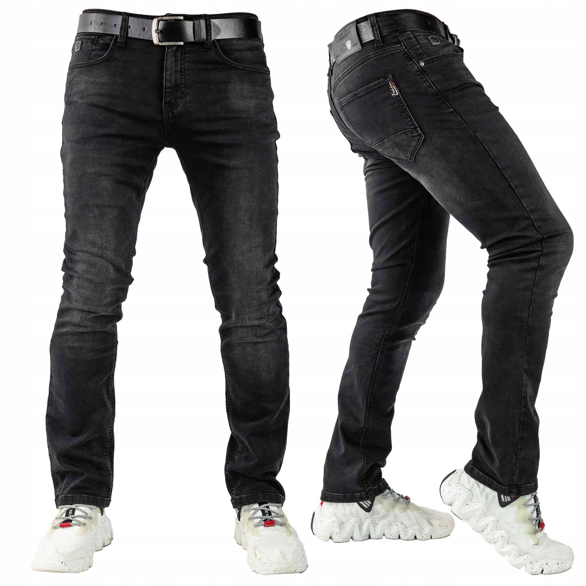 Pánské džíny Black Slim Cang pásek bonus vel. 38