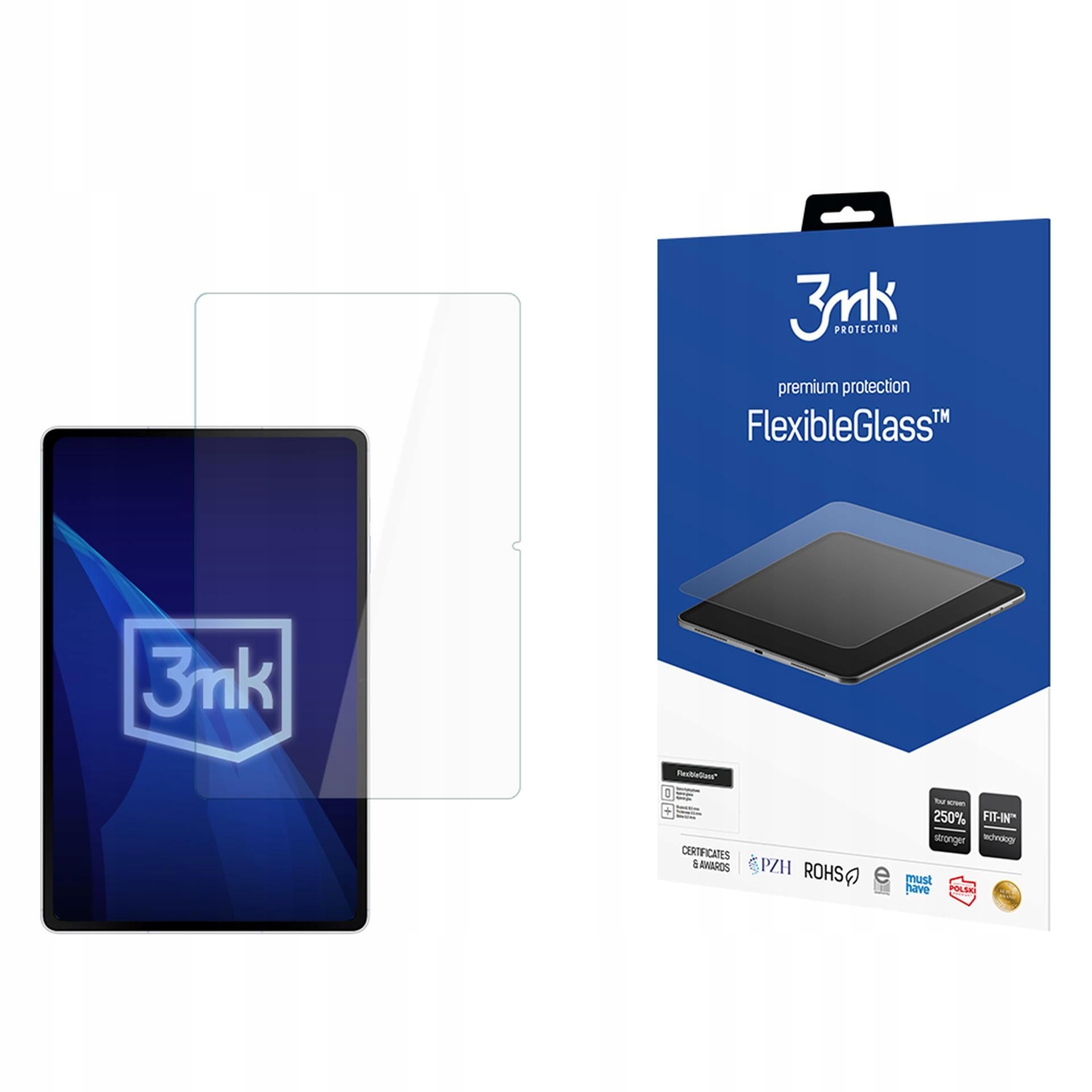 Szkło hybrydowe na ekran do Samsung Galaxy Tab S10 Fe+ 3mk FlexibleGlass