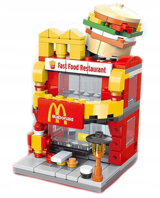 

Klocki 167 el. Restauracja McDonalds