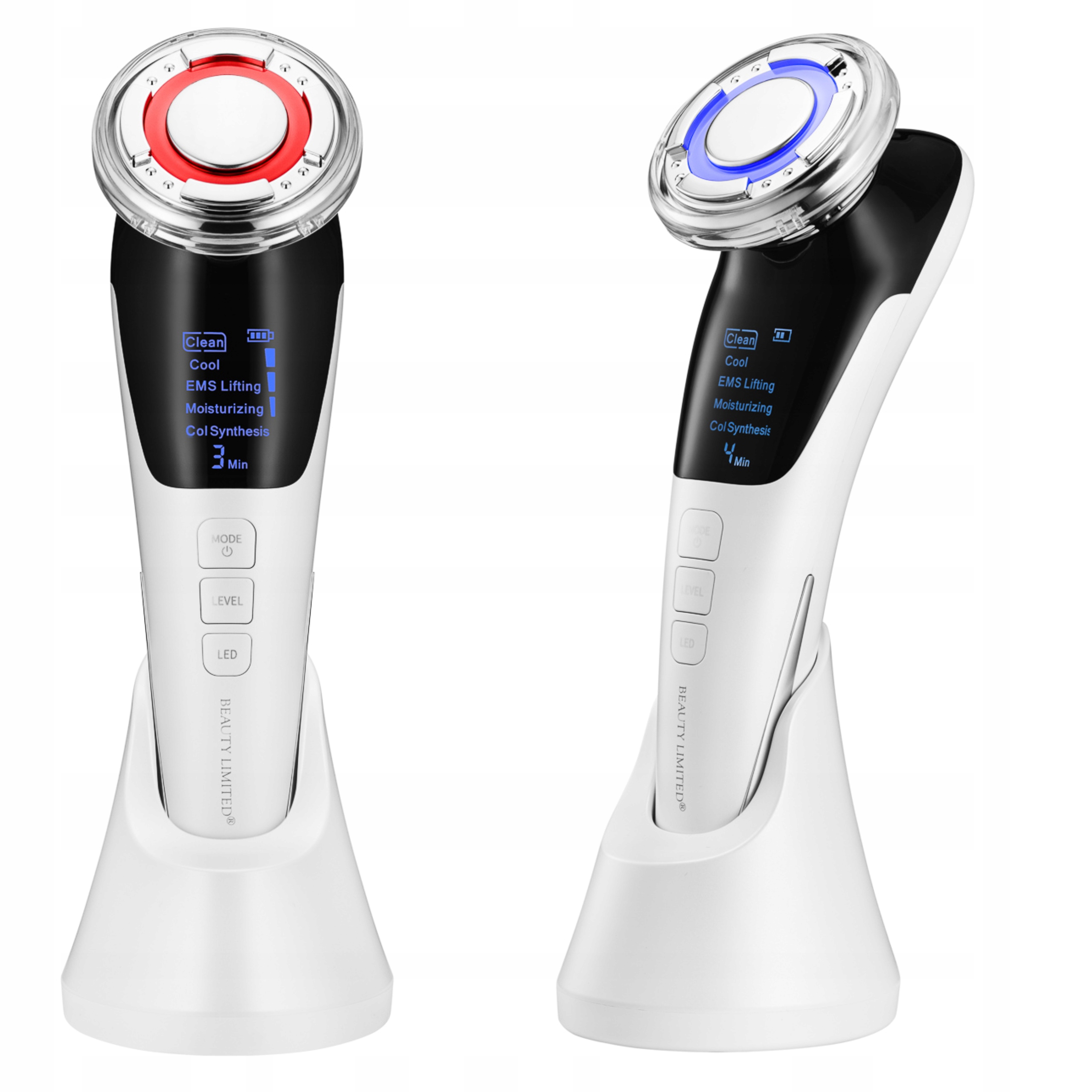 Masażer do twarzy Rf Ems Ultradźwięki Foton Krioterapia Mezoterapia 7w1 10W