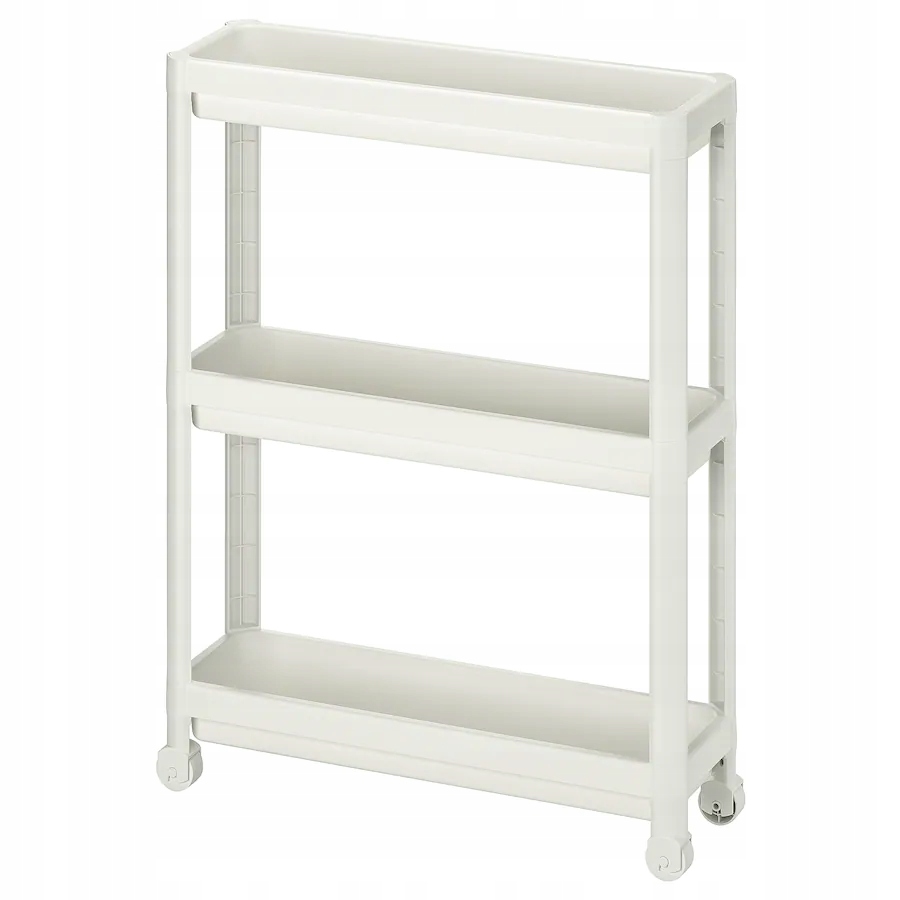 

Ikea Vesken Wózek biały 54x18x71 cm