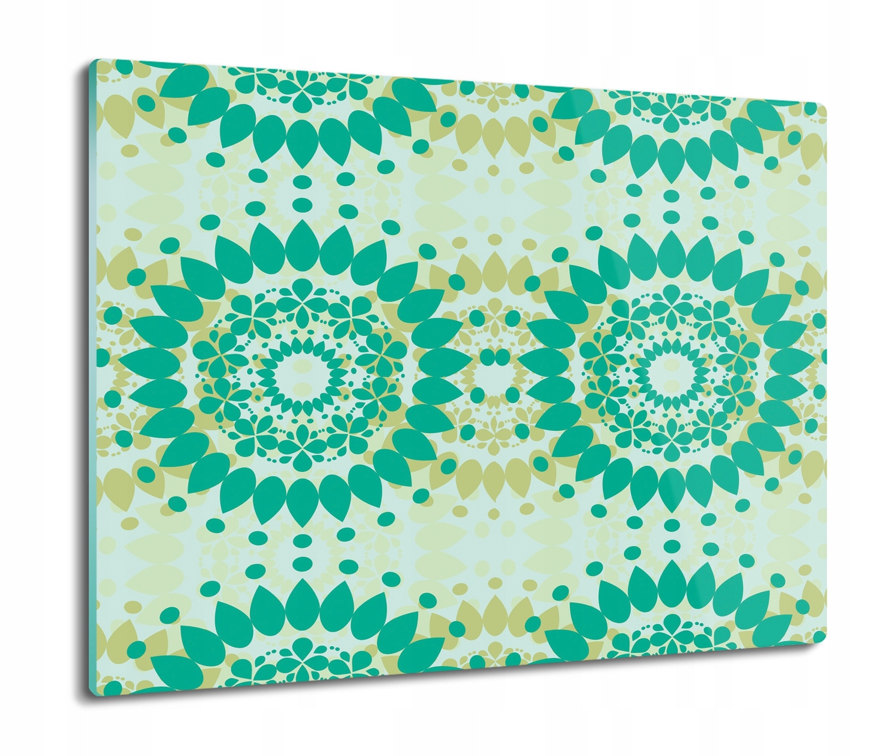 

Liście ornament wzór 60x52 deska szklana do kuchni