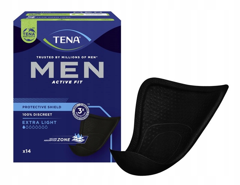 Wkładki męskie TENA men level 0 extra light - 8op. x 14szt. Marka Tena