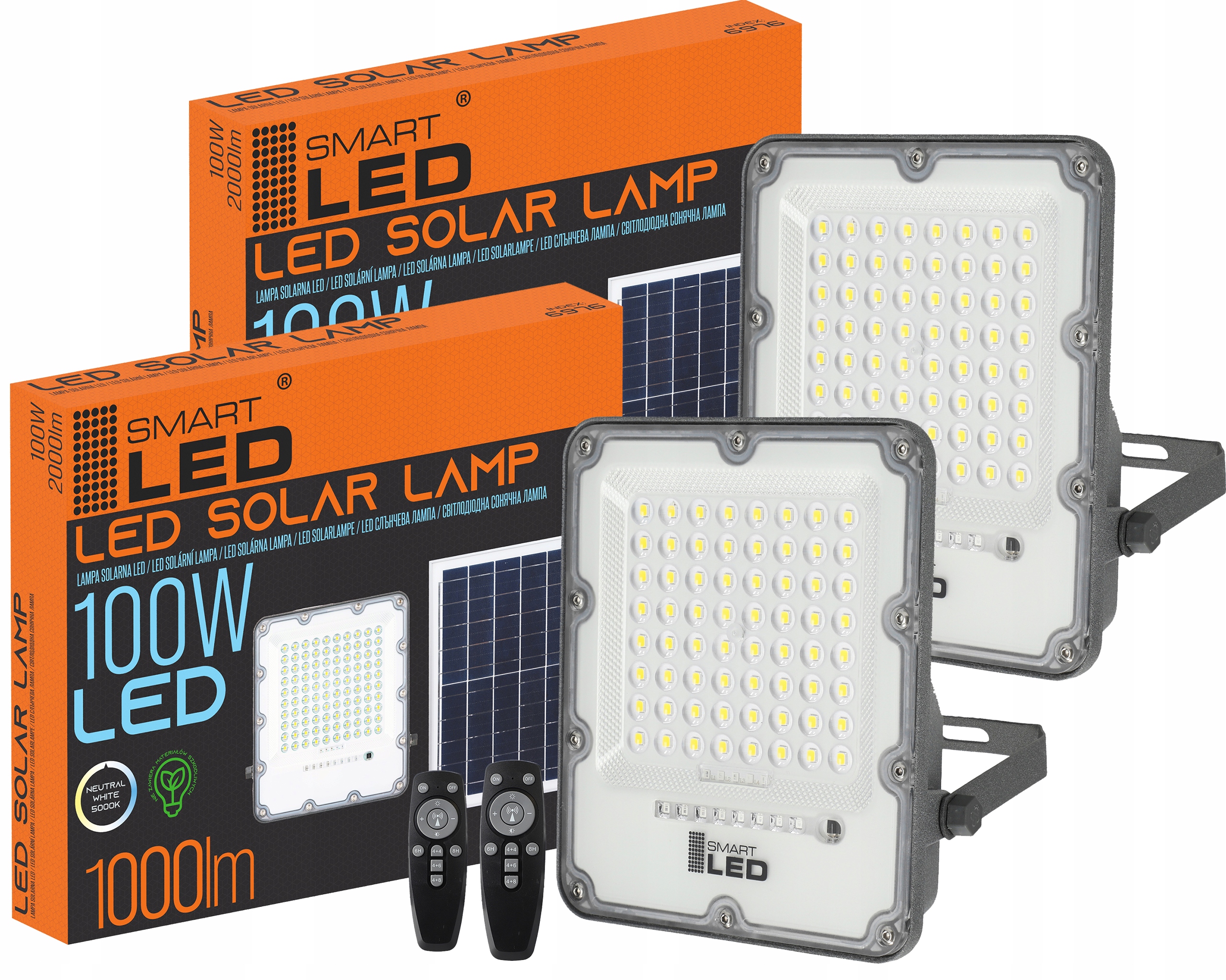 

Lampa solarna halogen naświetlacz Led czujnik 100W